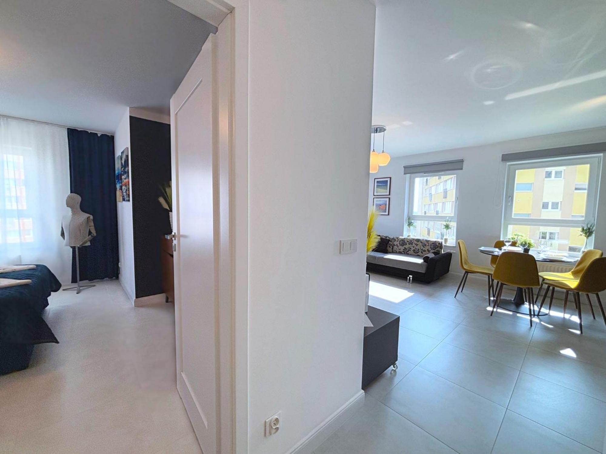 Sun Towers - Apartamenty Bryza - Apartamenty Z Parkingiem Swinoujscie Kültér fotó